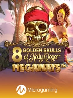 8 Golden Skulls of Holly Roger Megaways