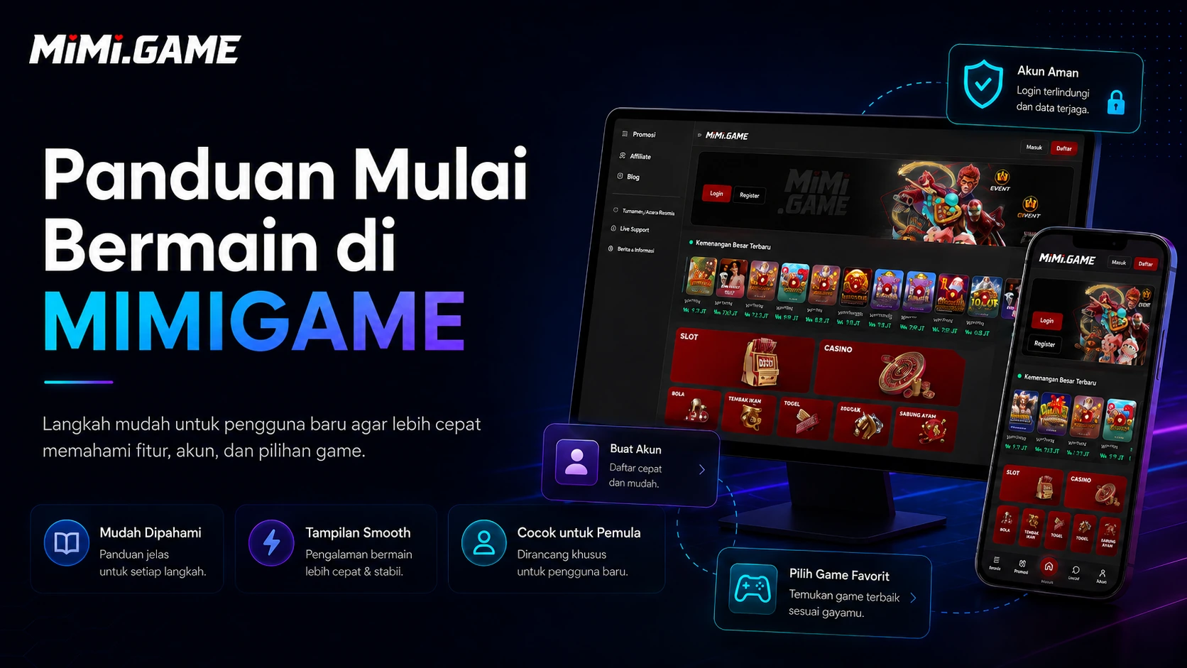 Panduan Mulai Bermain di MIMIGAME untuk Pengguna Baru